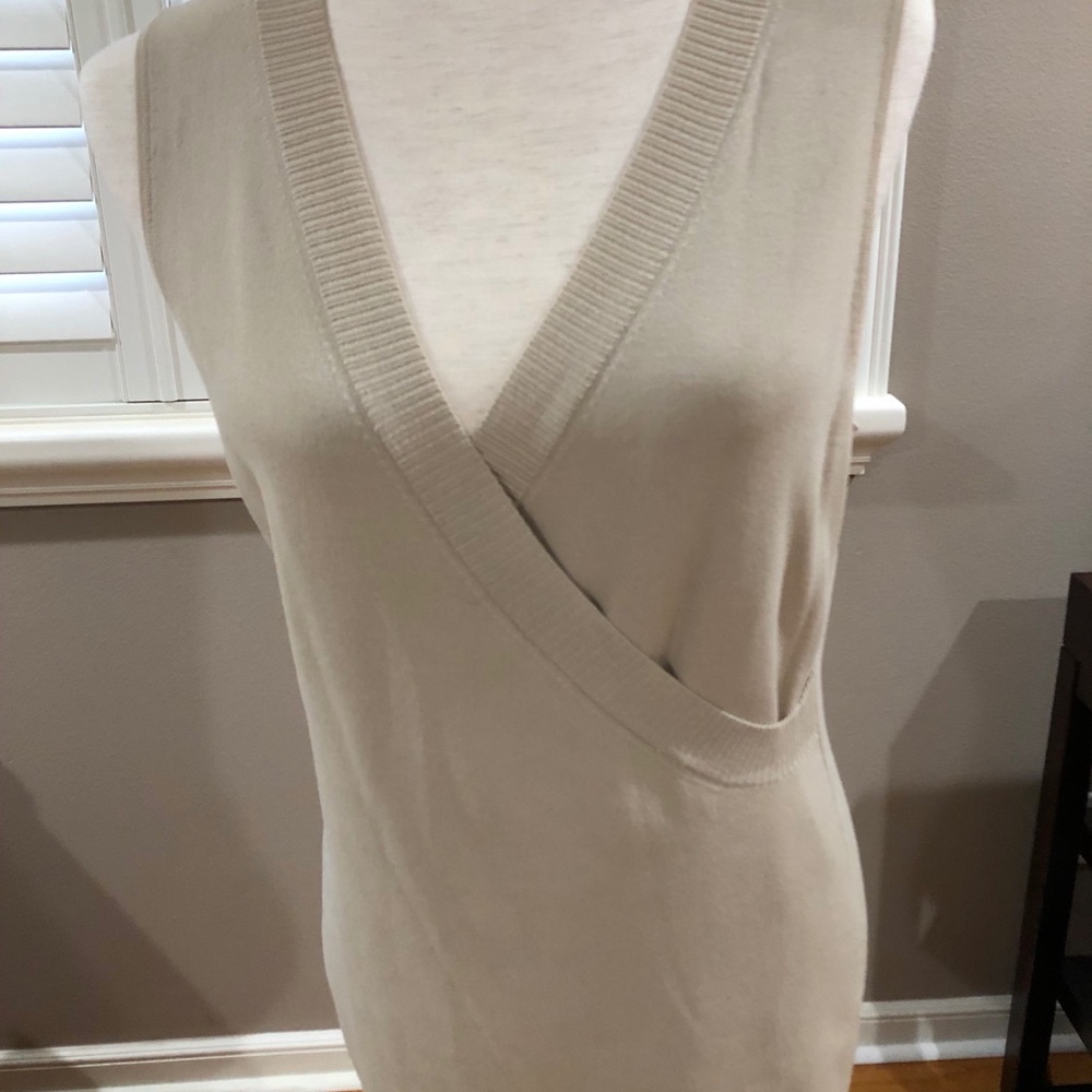 LOFT knit wrap top